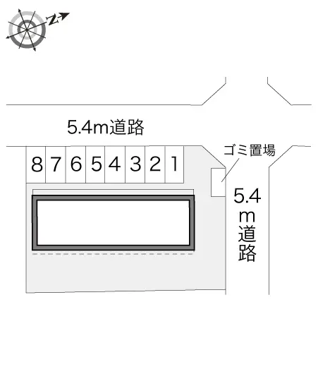 ★手数料０円★稲沢市国府宮４丁目　月極駐車場（LP）